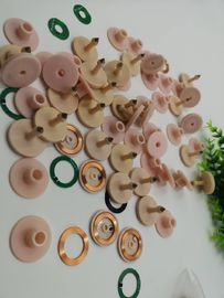 Pink Colour Livestock Ear Tags UHF Ear Tags Thermoplastic Polyurethanes Material