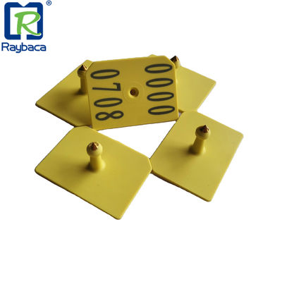 Round Shape TPU Livestock Tracking Tags Waterproof Structure