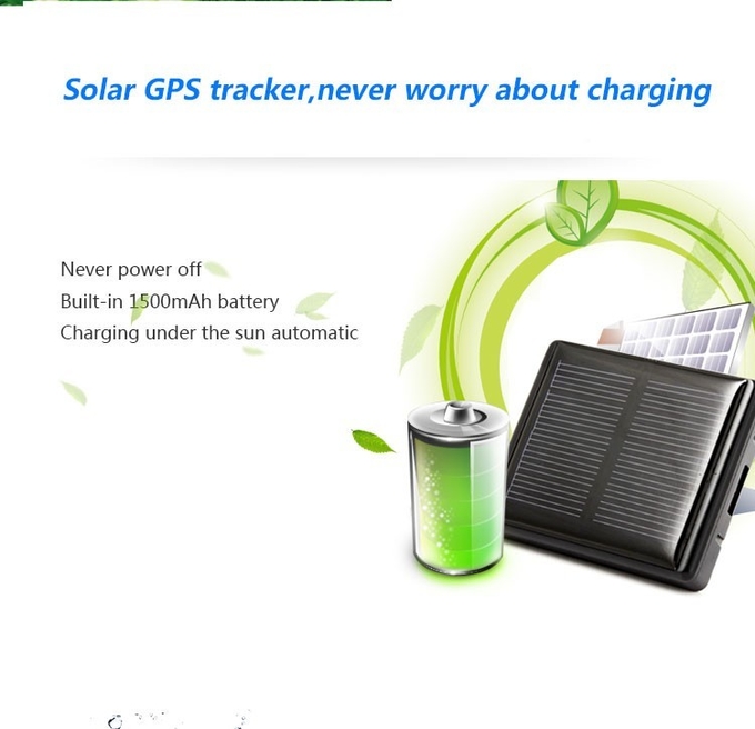 Mini Solar Animal Gps Tracker , Real Time Animal Tracking Device For Cattle Horse Camel