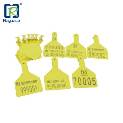 One Piece RFID Animal Ear Tag For Cattle , Personalized Cattle Tags ETP-04